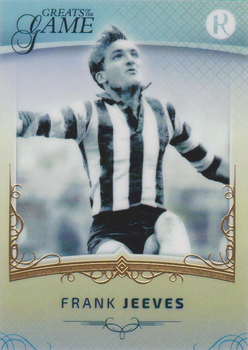 Frank Jeeves, Gold Parallel, 2017 Regal Football Greats of the Game