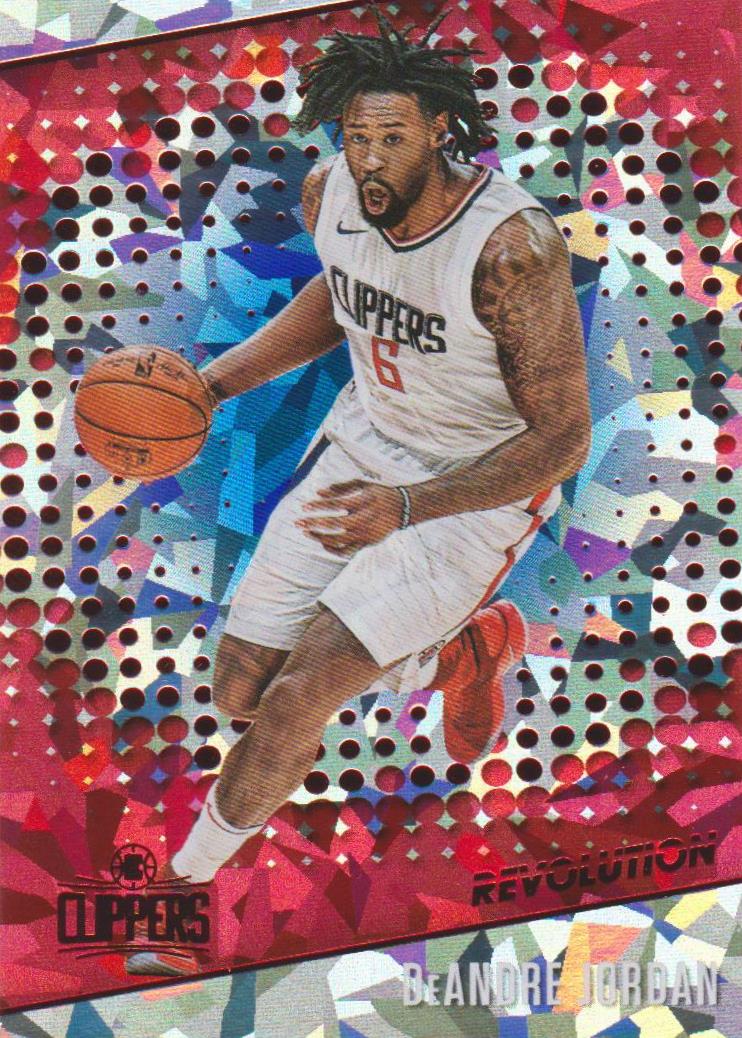 DeAndre Jordan, Chinese New Year Cracked Ice, 2017-18 Panini Revolution Basketball
