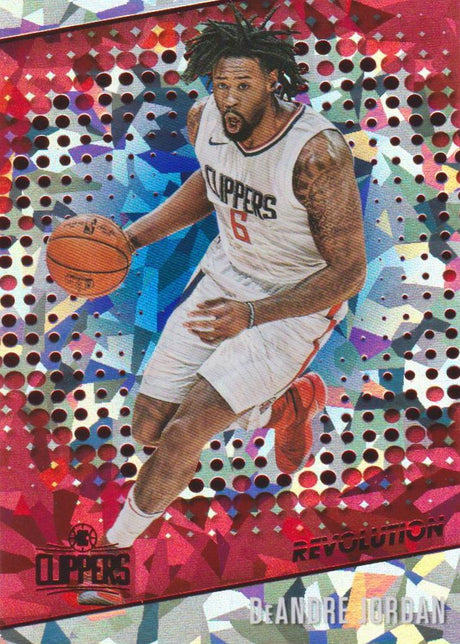 DeAndre Jordan, Chinese New Year Cracked Ice, 2017-18 Panini Revolution Basketball
