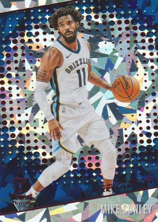 Mike Conley, Chinese New Year Cracked Ice, 2017-18 Panini Revolution Basketball