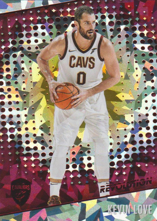 Kevin Love, Chinese New Year Cracked Ice, 2017-18 Panini Revolution Basketball