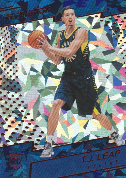 TJ Leaf RC, Chinese New Year Cracked Ice, 2017-18 Panini Revolution Basketball