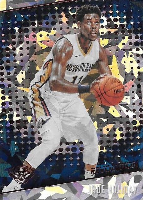 Jrue Holiday, Chinese New Year Cracked Ice, 2017-18 Panini Revolution Basketball