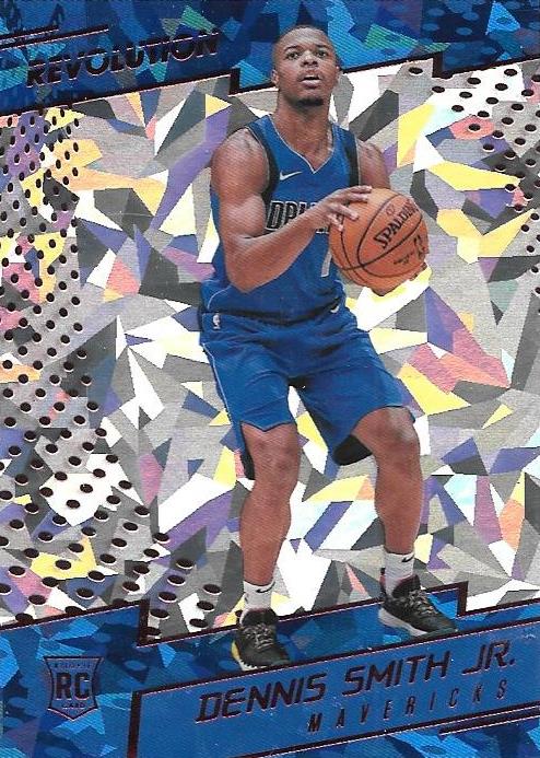 Dennis Smith Jr RC, Chinese New Year Cracked Ice, 2017-18 Panini Revolution Basketball