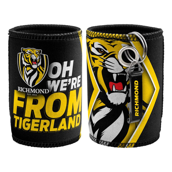Richmond Tigers AFL Can Cooler with Opener