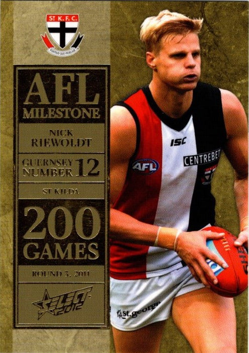 Nick Riewoldt, 200 Game Milestone, 2012 Select AFL Champions