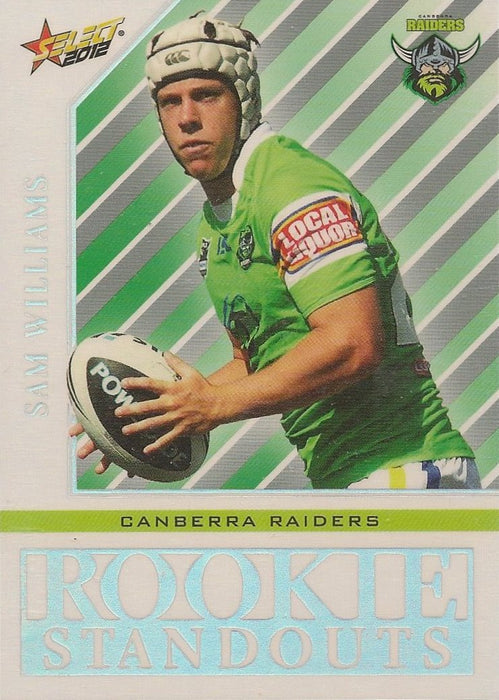 Sam Williams, Rookie Standouts, 2012 Select NRL Champions
