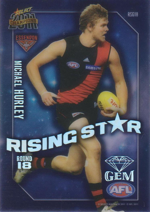 Michael Hurley, Rising Star Gem, 2011 Select AFL Champions