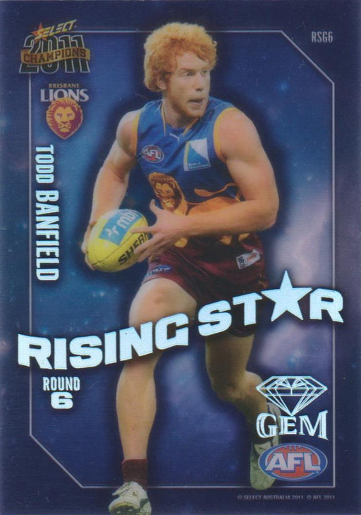 Todd Banfield, Rising Star Gem, 2011 Select AFL Champions