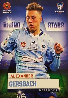 2015-16 Tap'n'play FFA A-League Soccer Rising Stars, Alexander Gersbach, # RS-10