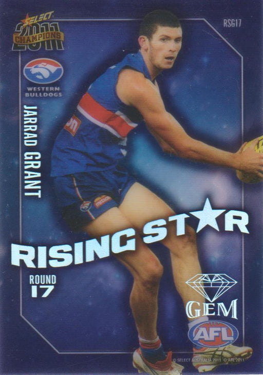 Jarrad Grant, Rising Star Gem, 2011 Select AFL Champions