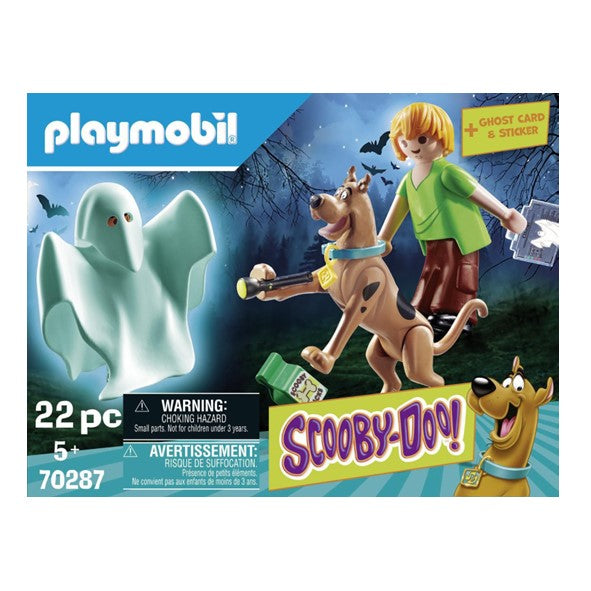 Playmobil 70287 - SCOOBY-DOO! Scooby & Shaggy with Ghost Play Set