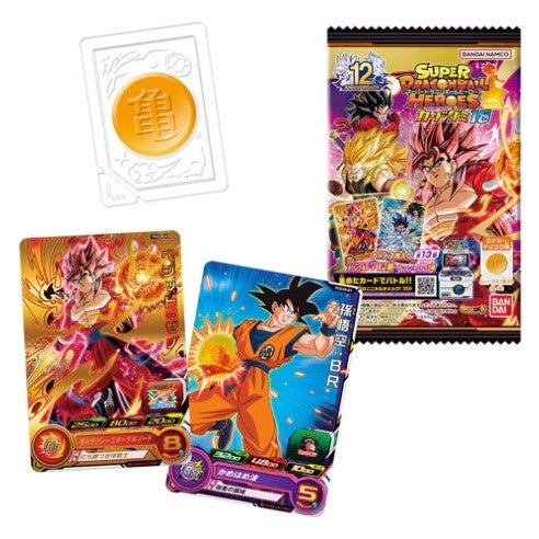 SUPER DRAGON BALL HEROES CARD GUMI18, Pack (1 Card & 1 GUMI)