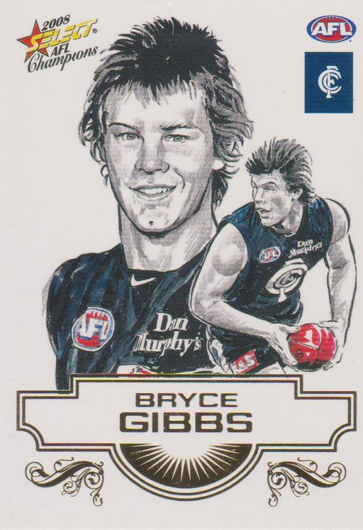 Bryce Gibbs, Sketch, 2008 Select AFL Champions