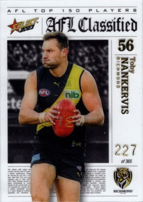 Toby Nankervis, AFL Classified, 2023 Select AFL Footy Stars