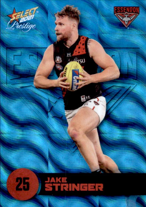 Jake Stringer, Blue Parallel, 2021 Select AFL Prestige