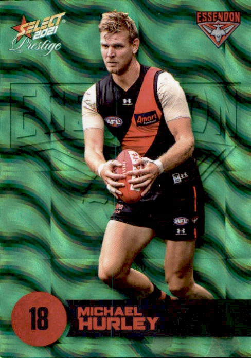 Michael Hurley, Green Parallel, 2021 Select AFL Prestige