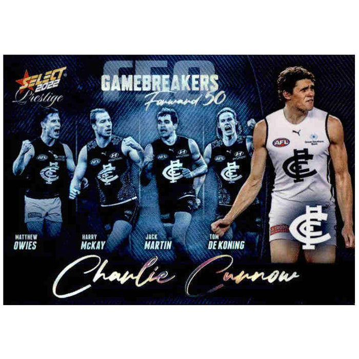 Charlie Curnow, Gamebreakers Parallel, 2022 Select AFL Prestige