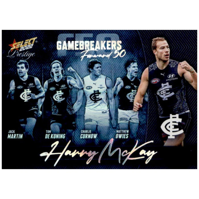 Harry McKay, Gamebreakers Parallel, 2022 Select AFL Prestige