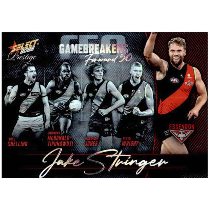 Jake Stringer, Gamebreakers Parallel, 2022 Select AFL Prestige