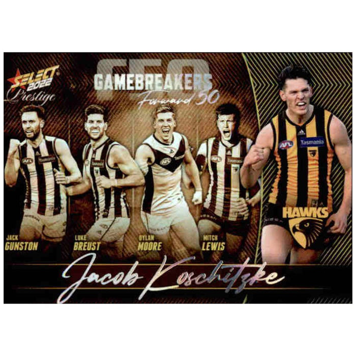 Jacob Koschitzke, Gamebreakers Parallel, 2022 Select AFL Prestige