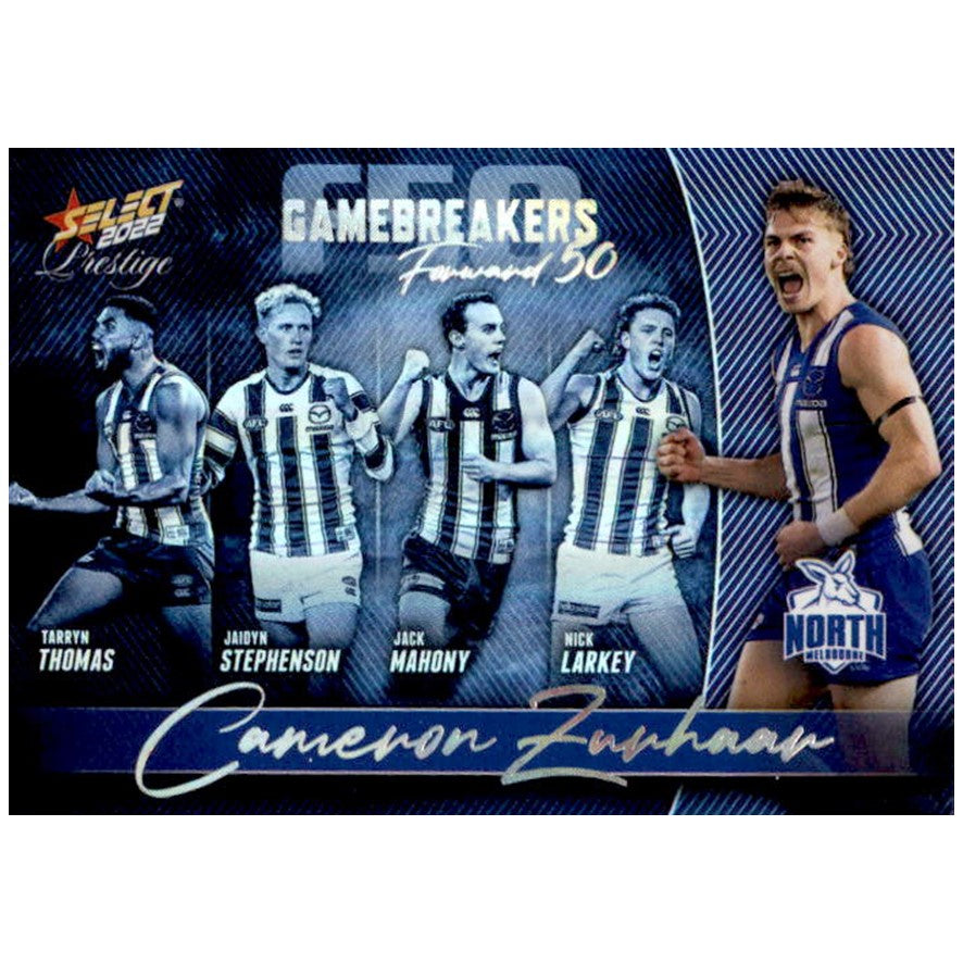Cameron Zurhaar, Gamebreakers Parallel, 2022 Select AFL Prestige