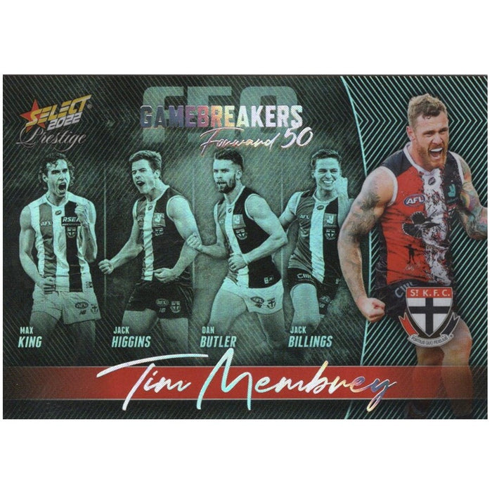 Tim Membrey, Gamebreakers Parallel, 2022 Select AFL Prestige