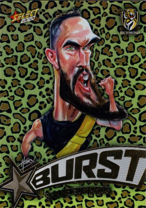 Shane Edwards, Leopard Starburst, 2020 Select AFL Footy Stars