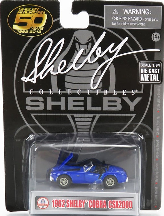 Shelby Collectibles, 1962 Shelby Cobra CSX2000, 1:64 Scale Diecast Vehicle