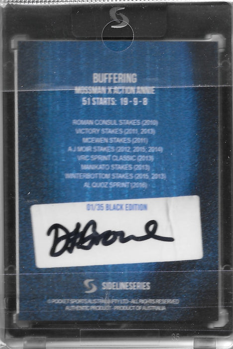Buffering, Damian Browne Signature Black Edition #01/35, Sideline Series