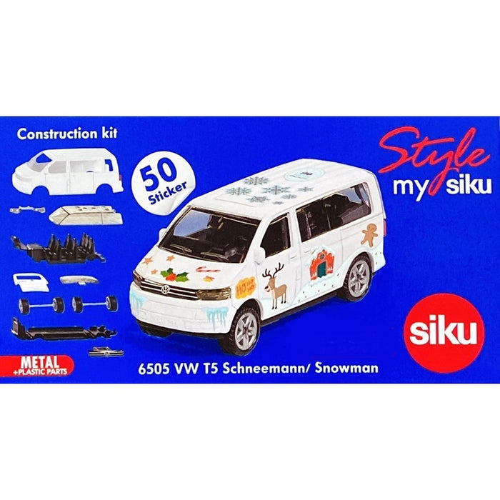Siku 6505 - My Style, VW T5 Snowman Construction Kit