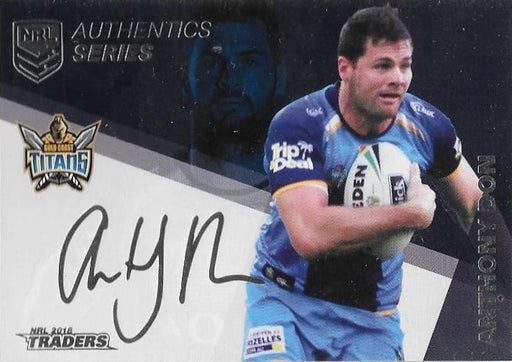 Anthony Don, NRL Authentics Series Silver, 2018 ESP Traders NRL
