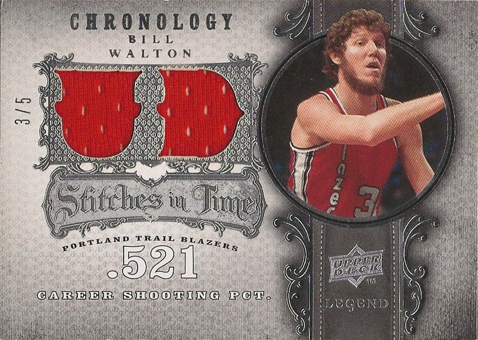Bill Walton, Stiches in Time, 2007-08 UD Chronology NBA