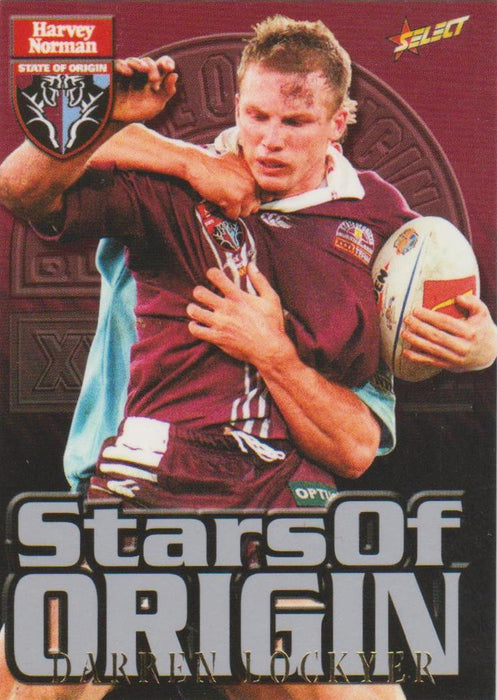 Darren Lockyer, Stars of Origin, 2000 Select NRL
