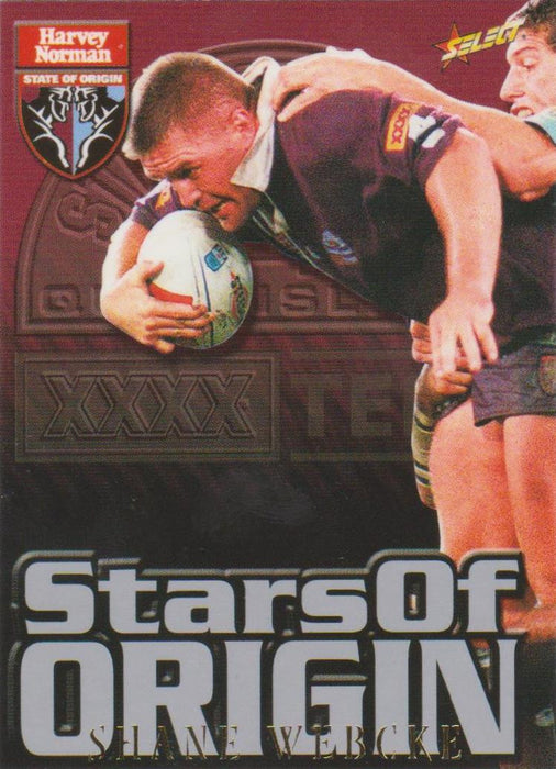 Shane Webcke, Stars of Origin, 2000 Select NRL