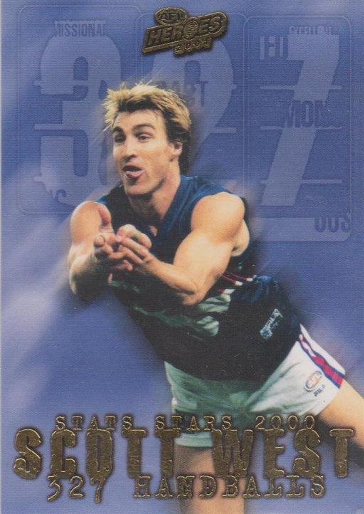 Scott West, Stats Stars, 2001 esp Heroes AFL