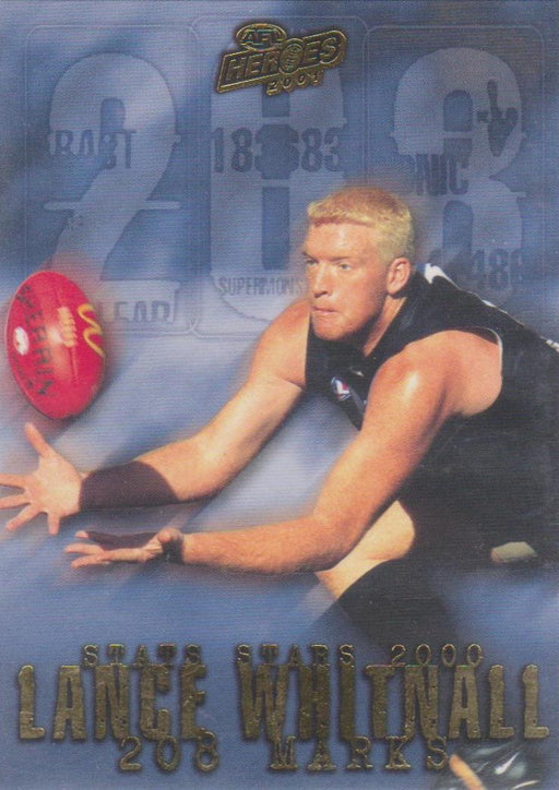 Lance Whitnall, Stats Stars, 2001 esp Heroes AFL