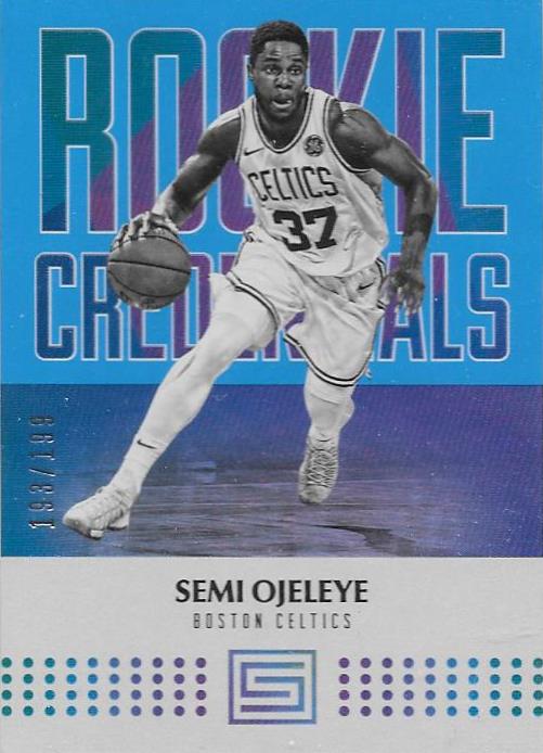 Semi Ojeleye, Rookie Credentials, 2017-18 Panini Status Basketball NBA