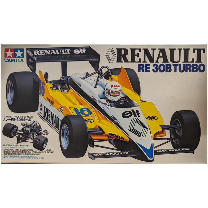 Tamiya Renault RE 30B Turbo, Grand Prix Collection, 1:20 Scale Model Kit