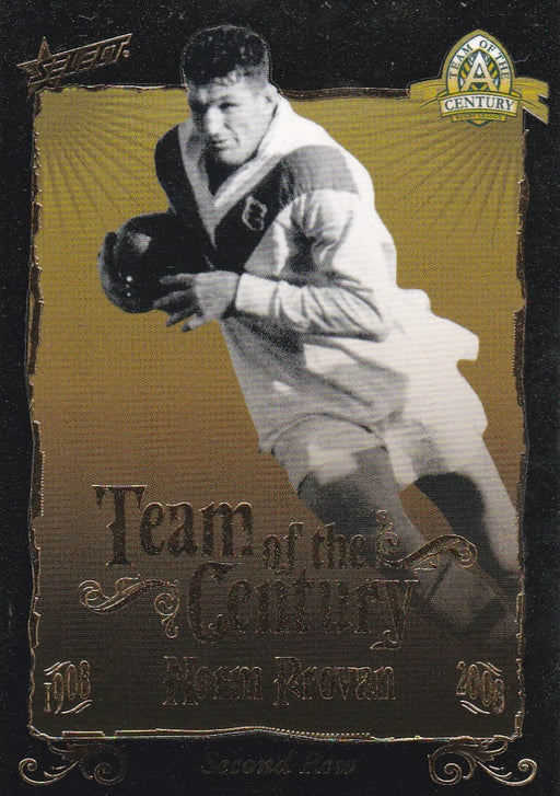 Norm Provan, Team of the Century, 2008 Select NRL Centenary of Rugby League