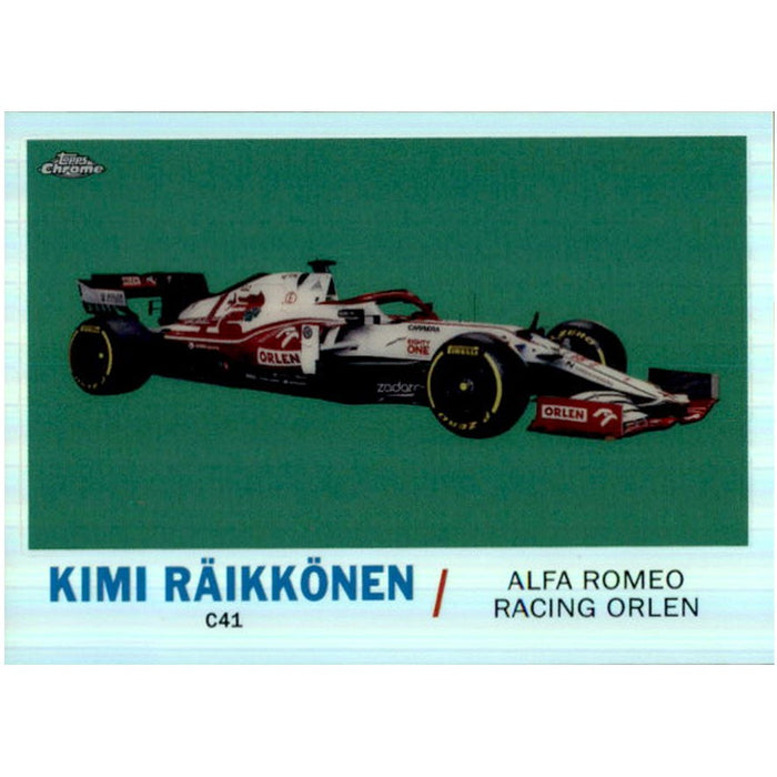 Kimi Raikkonen, 1961 Retro, 2021 Topps Chrome Formula 1 Racing