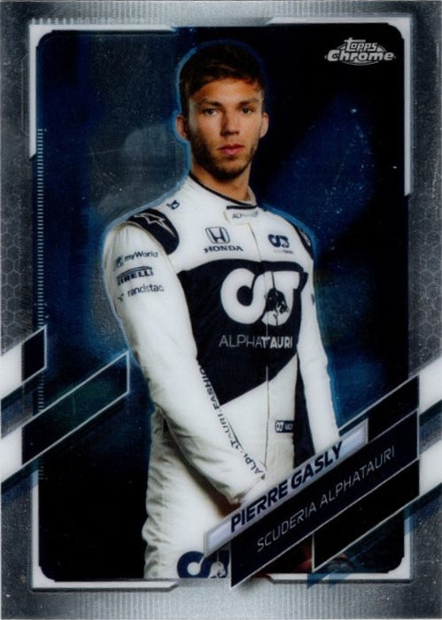 Pierre Gasly, #13, 2021 Topps Chrome Formula 1 Racing