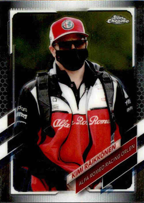 Kimi Raikkonen, #26, 2021 Topps Chrome Formula 1 Racing