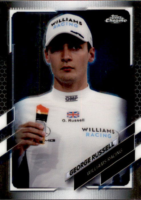 George Russell, #35, 2021 Topps Chrome Formula 1 Racing