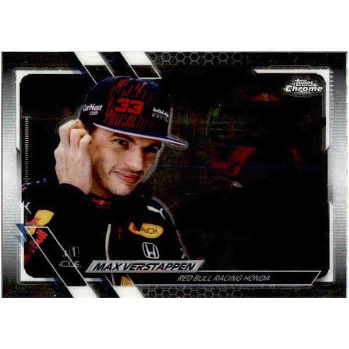 Max Verstappen, #43, 2021 Topps Chrome Formula 1 Racing