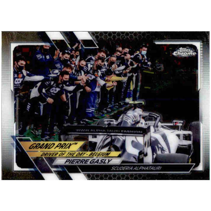 Pierre Gasly, #164, 2021 Topps Chrome Formula 1 Racing