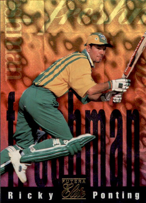 Ricky Ponting, Freshman, 1996 Futera Elite Cricket