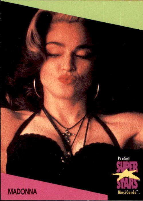 Madonna, #78, 1991 Pro Set Super Stars MusiCards