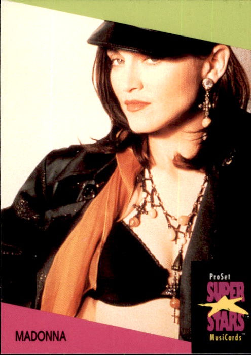 Madonna, #81, 1991 Pro Set Super Stars MusiCards