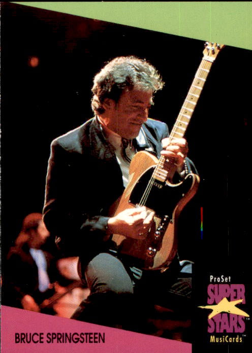 Bruce Springsteen, #134, 1991 Pro Set Super Stars MusiCards